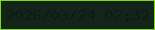 文字の大きさ：1、枠の色：81d918、背景の色：132419、文字の色：0e1b13 無料ブログパーツのブログ時計