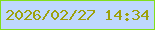 文字の大きさ：4、枠の色：81df1c、背景の色：bed8fe、文字の色：9da10d 無料ブログパーツのブログ時計