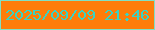 文字の大きさ：4、枠の色：81e0c4、背景の色：fe7d0a、文字の色：39d3c4 無料ブログパーツのブログ時計