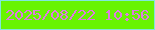 文字の大きさ：4、枠の色：81e7dc、背景の色：68f402、文字の色：df7be1 無料ブログパーツのブログ時計