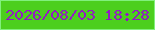 文字の大きさ：1、枠の色：81f07d、背景の色：4ccf1e、文字の色：931ac4 無料ブログパーツのブログ時計