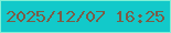 文字の大きさ：3、枠の色：81f0d7、背景の色：12c9ca、文字の色：7b5c46 無料ブログパーツのブログ時計