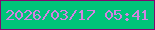 文字の大きさ：4、枠の色：82076f、背景の色：00c479、文字の色：d382e2 無料ブログパーツのブログ時計