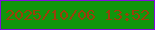 文字の大きさ：2、枠の色：820cde、背景の色：11950c、文字の色：9b3f0b 無料ブログパーツのブログ時計