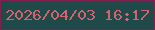 文字の大きさ：5、枠の色：82214e、背景の色：1f4a49、文字の色：d1646f 無料ブログパーツのブログ時計