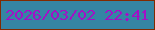 文字の大きさ：4、枠の色：822a01、背景の色：3585a4、文字の色：a310c6 無料ブログパーツのブログ時計
