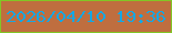 文字の大きさ：1、枠の色：82c526、背景の色：bf6e3f、文字の色：16a7e3 無料ブログパーツのブログ時計