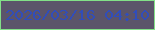 文字の大きさ：3、枠の色：82e088、背景の色：5b546a、文字の色：314db9 無料ブログパーツのブログ時計