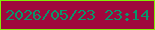 文字の大きさ：2、枠の色：82ed07、背景の色：9f083d、文字の色：08966b 無料ブログパーツのブログ時計