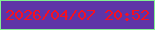 文字の大きさ：4、枠の色：82f192、背景の色：5f34a7、文字の色：f61021 無料ブログパーツのブログ時計