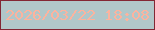 文字の大きさ：1、枠の色：832633、背景の色：b1c7c9、文字の色：fcb39e 無料ブログパーツのブログ時計
