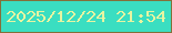 文字の大きさ：3、枠の色：83703a、背景の色：3adec1、文字の色：e7f4a1 無料ブログパーツのブログ時計