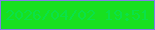 文字の大きさ：3、枠の色：837de9、背景の色：17e020、文字の色：0ae149 無料ブログパーツのブログ時計
