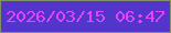 文字の大きさ：2、枠の色：839167、背景の色：5335cb、文字の色：e245fc 無料ブログパーツのブログ時計