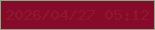 文字の大きさ：5、枠の色：83ac86、背景の色：870a2b、文字の色：8c1a2b 無料ブログパーツのブログ時計