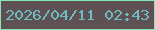 文字の大きさ：3、枠の色：83e8b6、背景の色：5f5153、文字の色：6dbcc2 無料ブログパーツのブログ時計