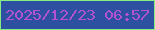 文字の大きさ：5、枠の色：83ee83、背景の色：2d51a0、文字の色：b352d4 無料ブログパーツのブログ時計
