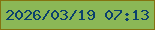 文字の大きさ：3、枠の色：847210、背景の色：8bb756、文字の色：0b406d 無料ブログパーツのブログ時計