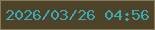 文字の大きさ：3、枠の色：847a5c、背景の色：4e4229、文字の色：3da7b4 無料ブログパーツのブログ時計