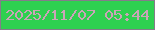 文字の大きさ：2、枠の色：847c8a、背景の色：2ed050、文字の色：cba4b8 無料ブログパーツのブログ時計