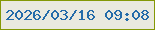 文字の大きさ：2、枠の色：849806、背景の色：eae9df、文字の色：246ba9 無料ブログパーツのブログ時計