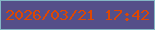 文字の大きさ：2、枠の色：84b7c5、背景の色：554f89、文字の色：de4702 無料ブログパーツのブログ時計