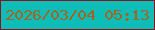 文字の大きさ：4、枠の色：85141d、背景の色：0fbdb8、文字の色：a26520 無料ブログパーツのブログ時計