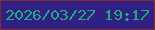 文字の大きさ：2、枠の色：852c32、背景の色：312084、文字の色：24a983 無料ブログパーツのブログ時計