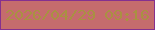 文字の大きさ：5、枠の色：85308f、背景の色：c56c6d、文字の色：a99142 無料ブログパーツのブログ時計