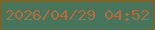 文字の大きさ：5、枠の色：85621d、背景の色：46755b、文字の色：b26c3d 無料ブログパーツのブログ時計