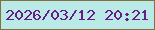 文字の大きさ：1、枠の色：856f3b、背景の色：baeae7、文字の色：691d82 無料ブログパーツのブログ時計