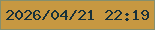 文字の大きさ：2、枠の色：858f6d、背景の色：c79841、文字の色：16303a 無料ブログパーツのブログ時計