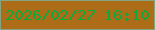 文字の大きさ：3、枠の色：85a580、背景の色：ad6d18、文字の色：0ea93b 無料ブログパーツのブログ時計