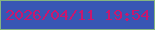 文字の大きさ：3、枠の色：85b580、背景の色：3856b4、文字の色：c9176e 無料ブログパーツのブログ時計