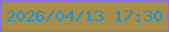 文字の大きさ：2、枠の色：8671e7、背景の色：a68d49、文字の色：1995e0 無料ブログパーツのブログ時計
