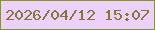 文字の大きさ：2、枠の色：869623、背景の色：ebd1fc、文字の色：88752f 無料ブログパーツのブログ時計