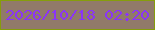 文字の大きさ：4、枠の色：869d0b、背景の色：917a69、文字の色：8b34f7 無料ブログパーツのブログ時計