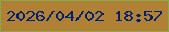 文字の大きさ：4、枠の色：86a74e、背景の色：b08034、文字の色：012270 無料ブログパーツのブログ時計