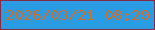 文字の大きさ：3、枠の色：872b44、背景の色：299ce4、文字の色：c97033 無料ブログパーツのブログ時計