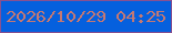 文字の大きさ：4、枠の色：875191、背景の色：0560de、文字の色：c37873 無料ブログパーツのブログ時計