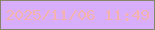 文字の大きさ：3、枠の色：878569、背景の色：d8aefb、文字の色：f5b3b0 無料ブログパーツのブログ時計