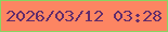 文字の大きさ：2、枠の色：87d562、背景の色：fd8562、文字の色：622c6b 無料ブログパーツのブログ時計