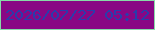 文字の大きさ：1、枠の色：87dba8、背景の色：890784、文字の色：2a3cab 無料ブログパーツのブログ時計