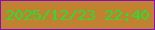 文字の大きさ：4、枠の色：880bc0、背景の色：c08130、文字の色：23e032 無料ブログパーツのブログ時計