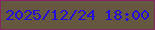 文字の大きさ：1、枠の色：882665、背景の色：655740、文字の色：270ed6 無料ブログパーツのブログ時計