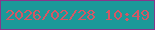 文字の大きさ：3、枠の色：88368b、背景の色：1c9999、文字の色：d45764 無料ブログパーツのブログ時計