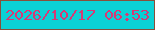 文字の大きさ：1、枠の色：884f3a、背景の色：0bd1d5、文字の色：d73975 無料ブログパーツのブログ時計
