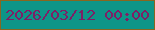 文字の大きさ：4、枠の色：88661f、背景の色：0d9588、文字の色：7e1f66 無料ブログパーツのブログ時計