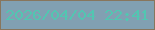 文字の大きさ：4、枠の色：88765d、背景の色：81a0b2、文字の色：52c6b1 無料ブログパーツのブログ時計