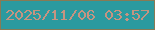 文字の大きさ：4、枠の色：887a54、背景の色：2b9a9f、文字の色：c59481 無料ブログパーツのブログ時計